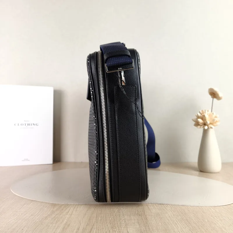 DIOR Top Handle Bag Top Handle Bag Black Calfskin 35 × 9 × 27.5 cm — detail view 1 of 11