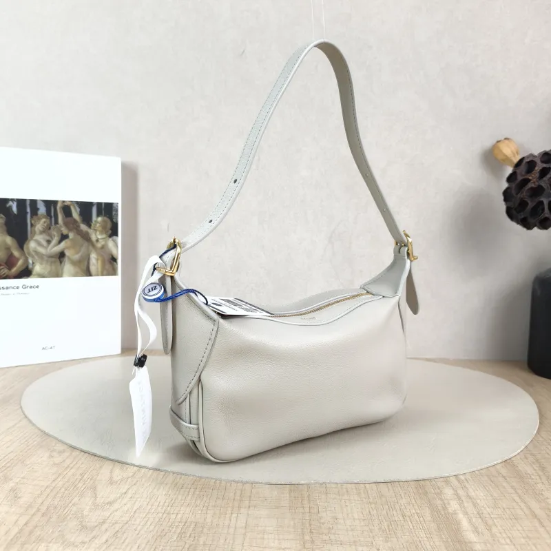 CELINE Shoulder Bag Romy Hobo Shoulder Bag White CC alfskin Small 20 × 5.5 × 15 cm — cover view 2 of 5