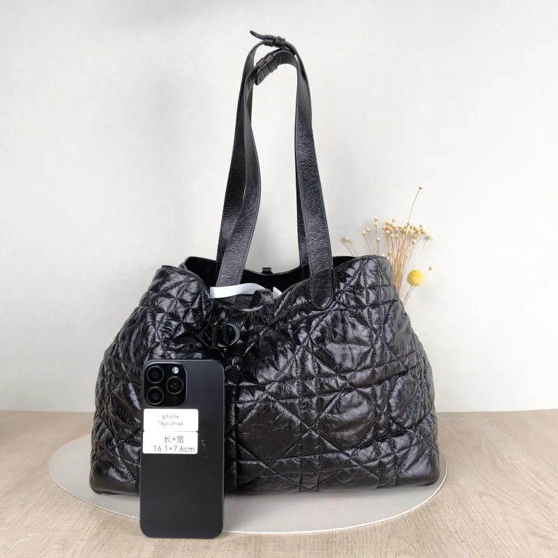 DIOR Top Handle Bag TOUJOURS Black Calfskin Large37 × 21 × 27 cm — cover view 2 of 5