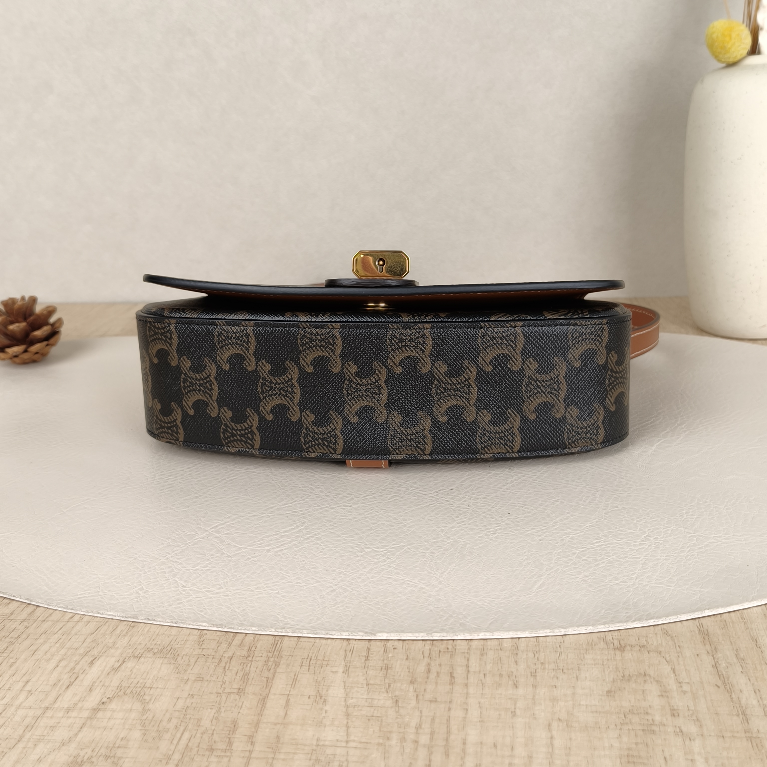 CELINE Crossbody Bag TABOU Monogram PV Cmini18 × 5 × 8 cm — cover view 7 of 10