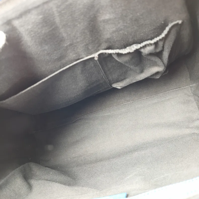 GIVENCHY Top Handle Bag tote Blue Grey Calfskin 33.5 × 18 × 28 cm — detail view 7 of 12