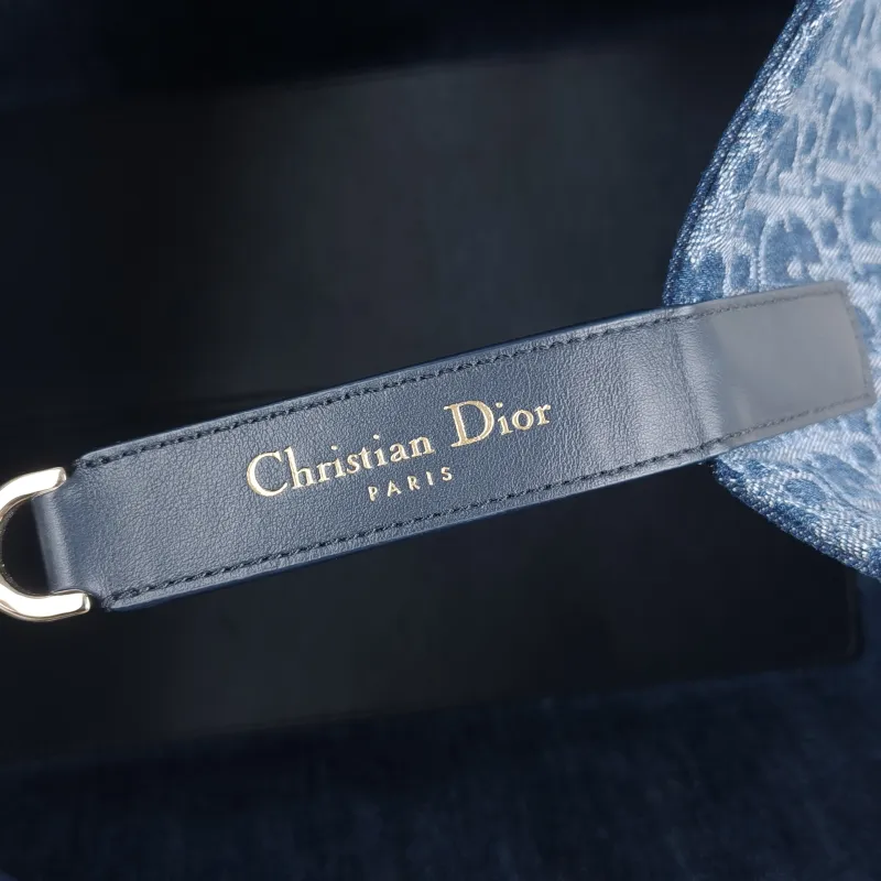 DIOR Top Handle Bag TOUJOURS Blue Large37 × 21 × 27 cm — detail view 12 of 12