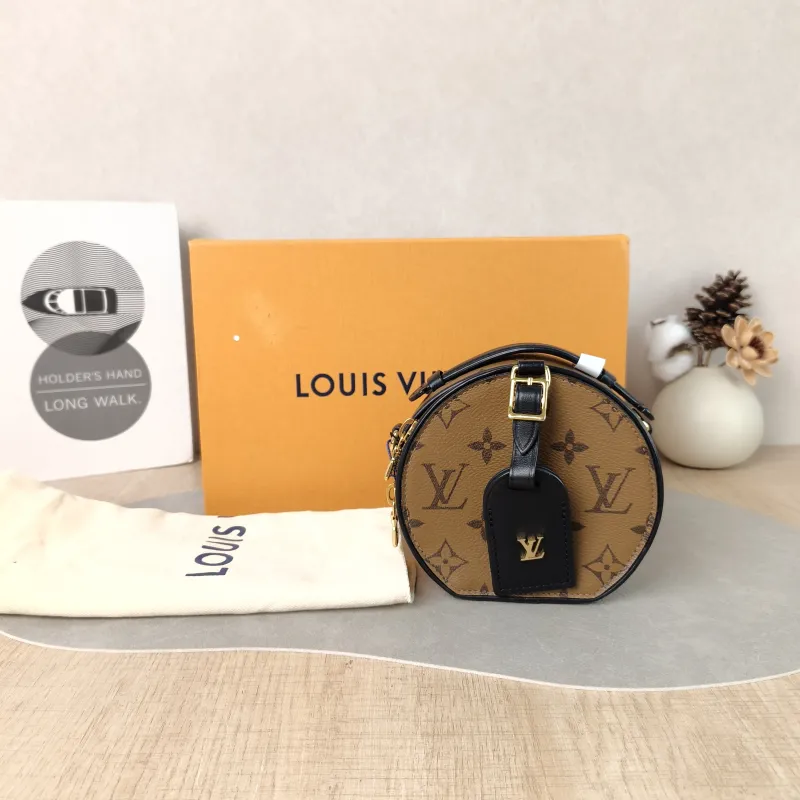 Louis Vuitton Crossbody Bag Mini BOITE CHAPEAU Monogram PVC Mini 13 × 6.5 × 12 cm — cover view 5 of 6
