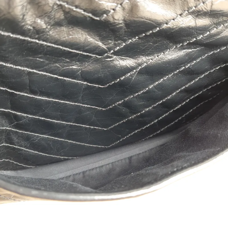 SAINT LAURENT Crossbody Bag Niki D Waxed Leather Calfskin Large 32 × 9 × 23 cm — detail view 7 of 13
