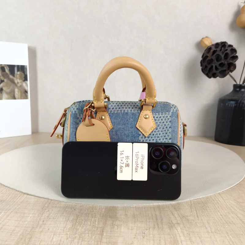 Louis Vuitton Crossbody Bag Speedy Nano Blue nano 16 × 7.5 × 10 cm — cover view 5 of 6