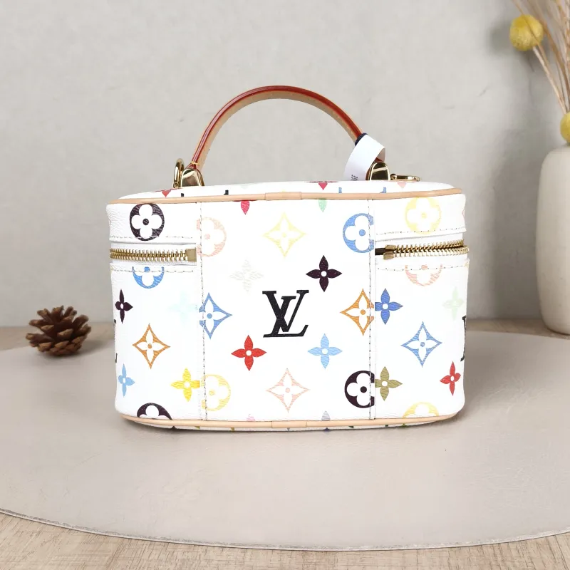 Louis Vuitton Shoulder Bag VANITY POUCH Cosmetic Bag Multicolore PVC One Size 19 × 6.5 × 11.5 cm — cover view 2 of 6