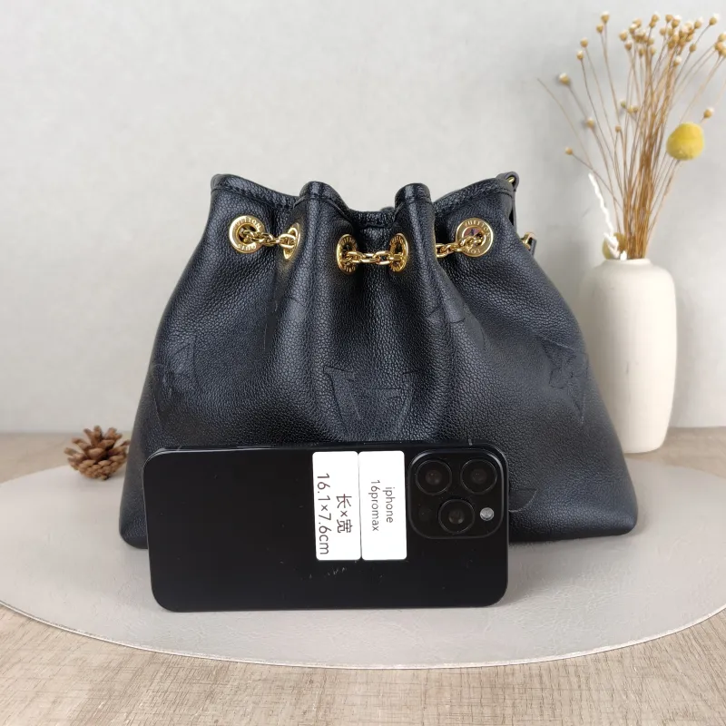 Louis Vuitton Crossbody Bag BUNDLE Black Empreinte Embossed Calfskin Monogram Medium28 × 11.5 × 20 cm — cover view 2 of 5