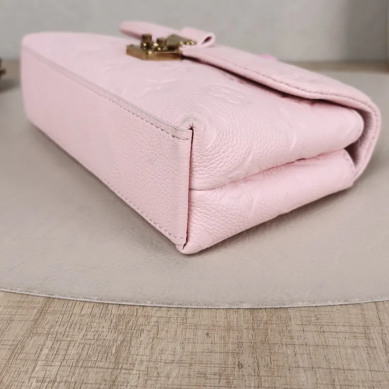 Louis Vuitton Crossbody Bag MADELEINE Pink Calfskin nano 21 × 6 × 12.5 cm — detail view 5 of 12