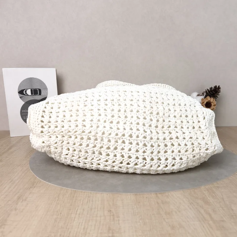 Miumiu Shoulder Bag Woven White Woven One Size36 × 9 × 37 cm — cover view 4 of 5