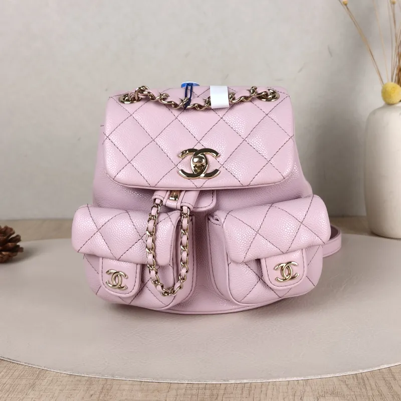 Chanel Backpack Duma Calfskin Small16.5 × 10 × 17.5 cm