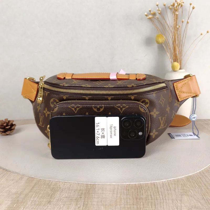 Louis Vuitton Belt Bag Rush Belt Bag Monogram PVC One Size 30 × 8 × 15 cm — cover view 4 of 5