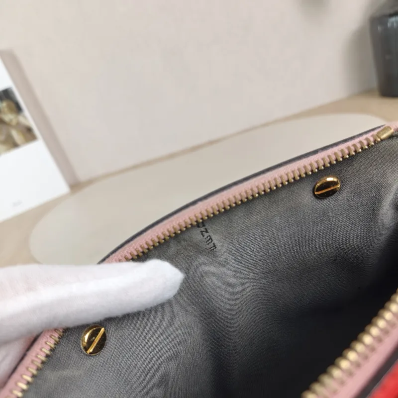 FENDI Crossbody Bag by the way Red Calfskin Mini 20.5 × 9 × 12 cm — detail view 10 of 11