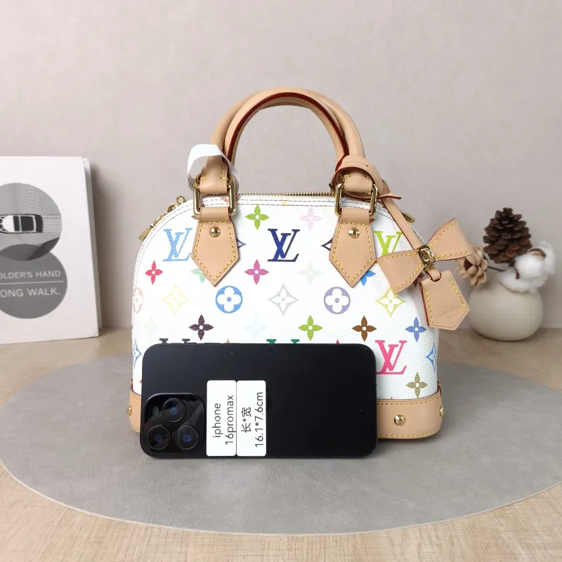 Louis Vuitton Crossbody Bag Alma BB Multicolore PVCBB23.5 × 11.5 × 17.5 cm — cover view 6 of 6