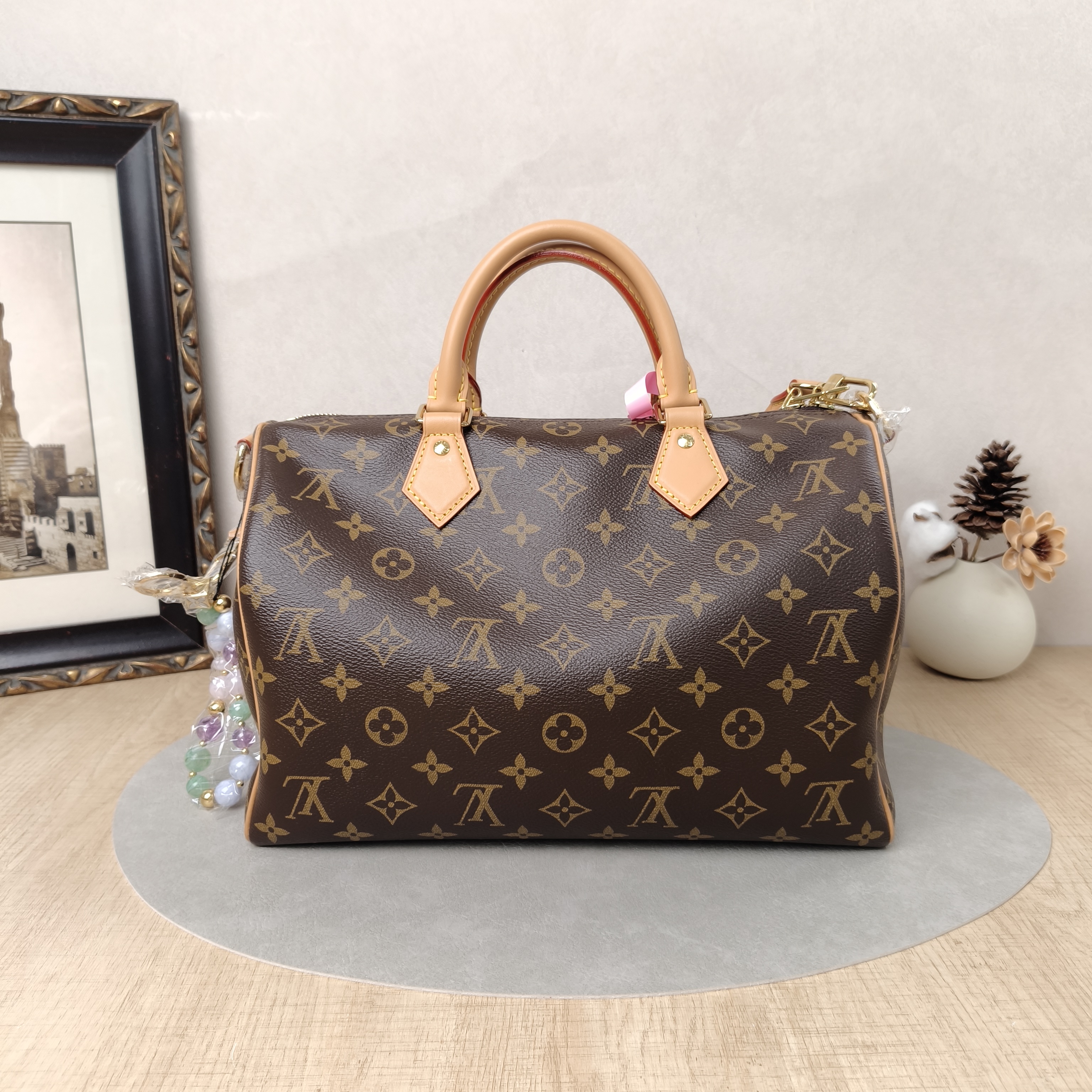 Louis Vuitton Crossbody Bag Speedy30Shoulder Strap Edition-Monogram PVC Large30 × 17 × 21 cm — cover view 2 of 5