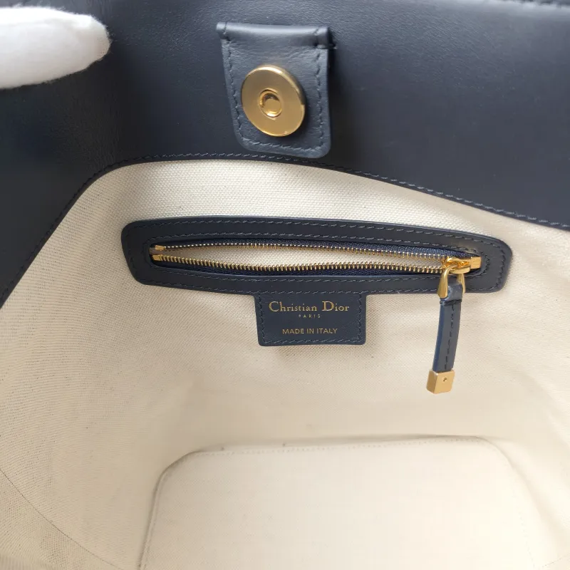 DIOR Shoulder Bag star Bucket Bucket Bag Blue Canvas Small 24 × 15 × 24 cm — detail view 11 of 12