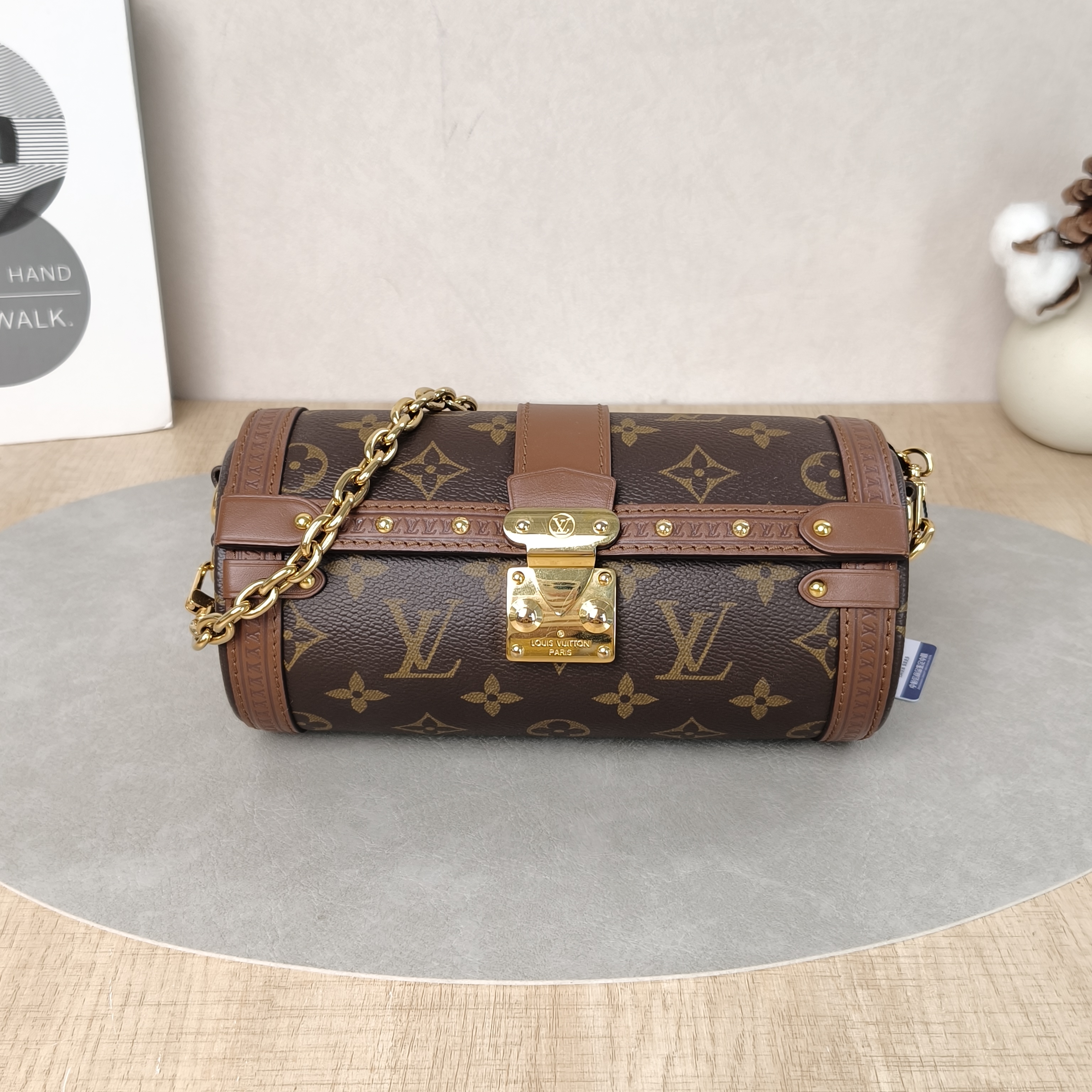 Louis Vuitton Crossbody Bag Papillon Trunk Monogram PVC Small19 × 9 × 9 cm
