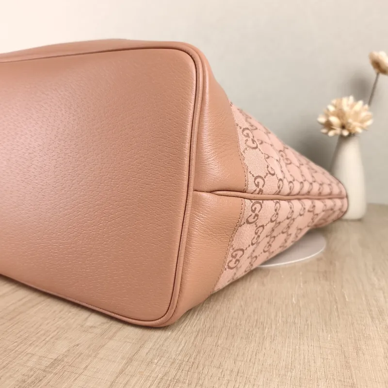 GUCCI Shoulder Bag ophidia GG Tote Bag Pink Canvas One Size 40 × 19 × 32 cm — detail view 10 of 12