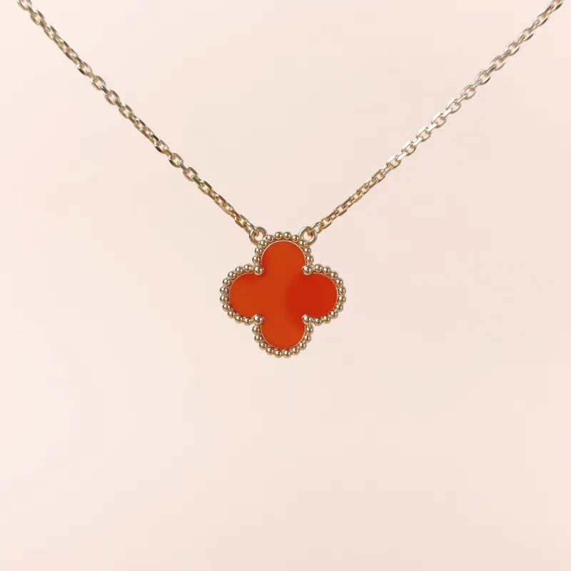 Van Cleef & Arpels Necklace Alhambra Alhambra Collection Necklace 18KY ellow Gold Vintage Small41cm