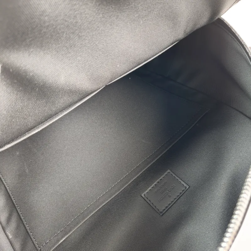 Louis Vuitton Backpack Takeoff Backpack Black Calfskin One Size 30 × 14 × 43 cm — detail view 7 of 12