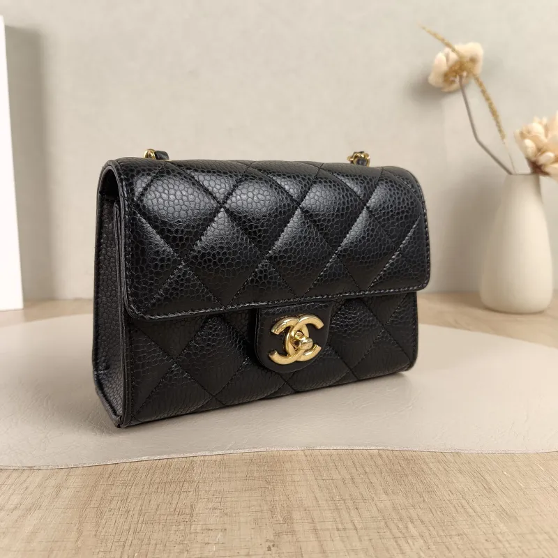 Chanel Crossbody Bag26c Crossbody Bag Black Grained Calfskinmini19 × 7 × 13 cm — cover view 5 of 6