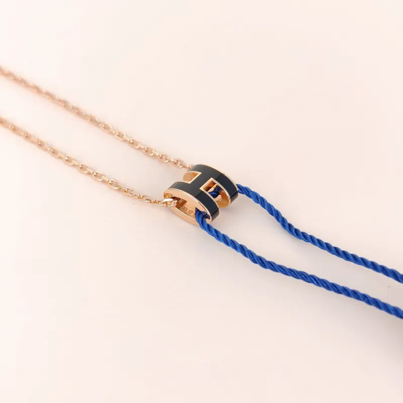Hermès Necklace Pop HN ecklace Black Mini 39cm — cover view 6 of 8