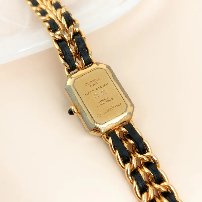 Chanel Watch Première Édition Originale Black with Gold-Tone Hardware Black with Gold-Tone Hardware One Size26.1mm x 20mm M — cover view 9 of 10