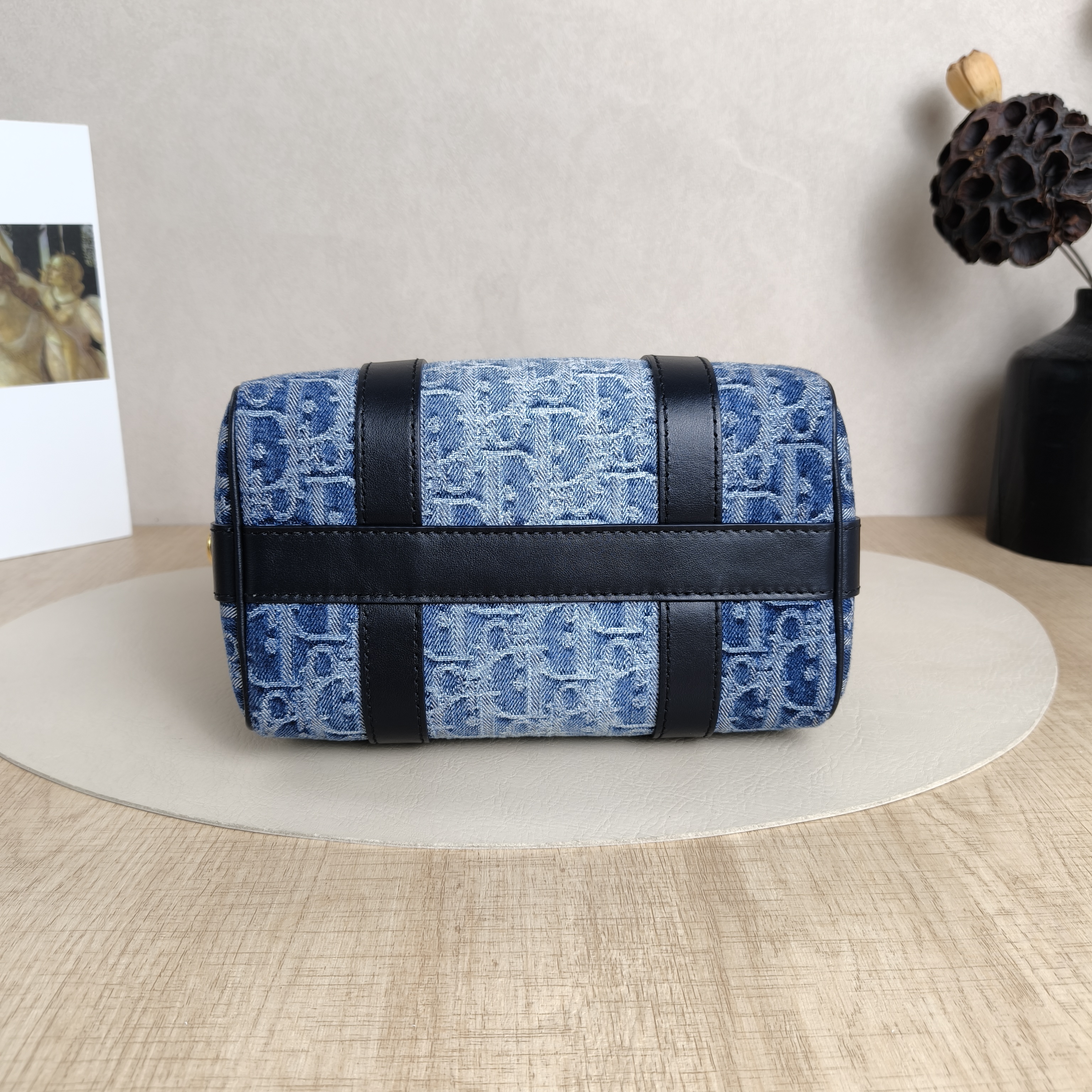 DIOR Crossbody Bag Groove 20 Top Handle Bag Blue Small20.5 × 12 × 13.5 cm — cover view 4 of 4