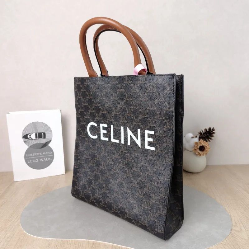 CELINE Crossbody Bag CABAS Monogram PVC Small 28.5 × 8 × 33 cm — cover view 3 of 5