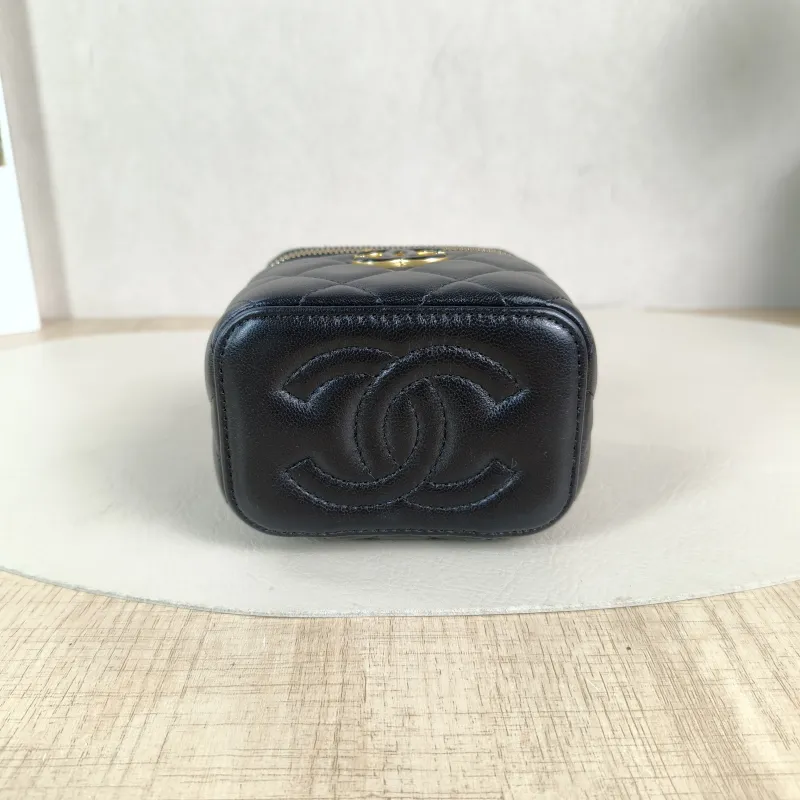 Chanel Crossbody Bag C Edition Black Lambskin One Size 11 × 7 × 9 cm — cover view 3 of 5