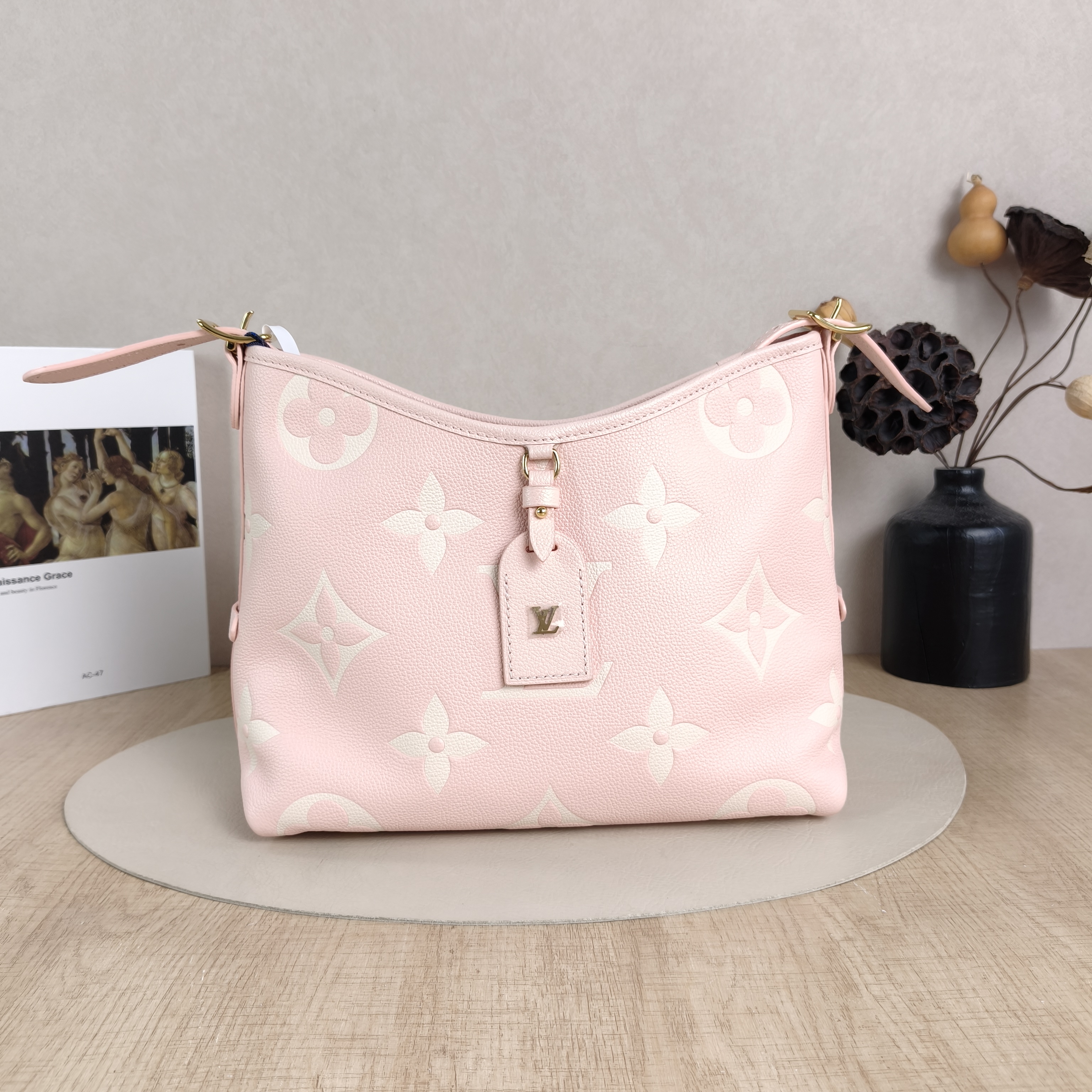 Louis Vuitton Crossbody Bag Carryall Calfskin Small29.5 × 12 × 24 cm