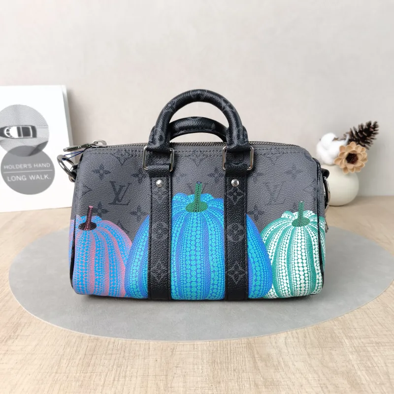 Louis Vuitton Crossbody Bag Keepall 25 PVC Medium25 × 11 × 15 cm