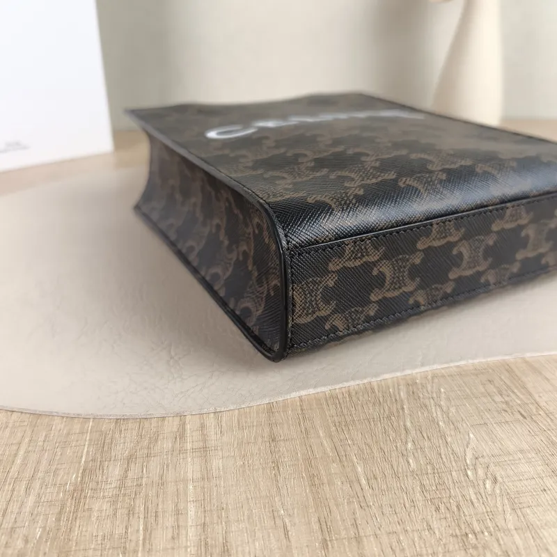 CELINE Crossbody Bag CABAS Mini Monogram PVC Mini 17 × 4 × 20.5 cm — detail view 5 of 9
