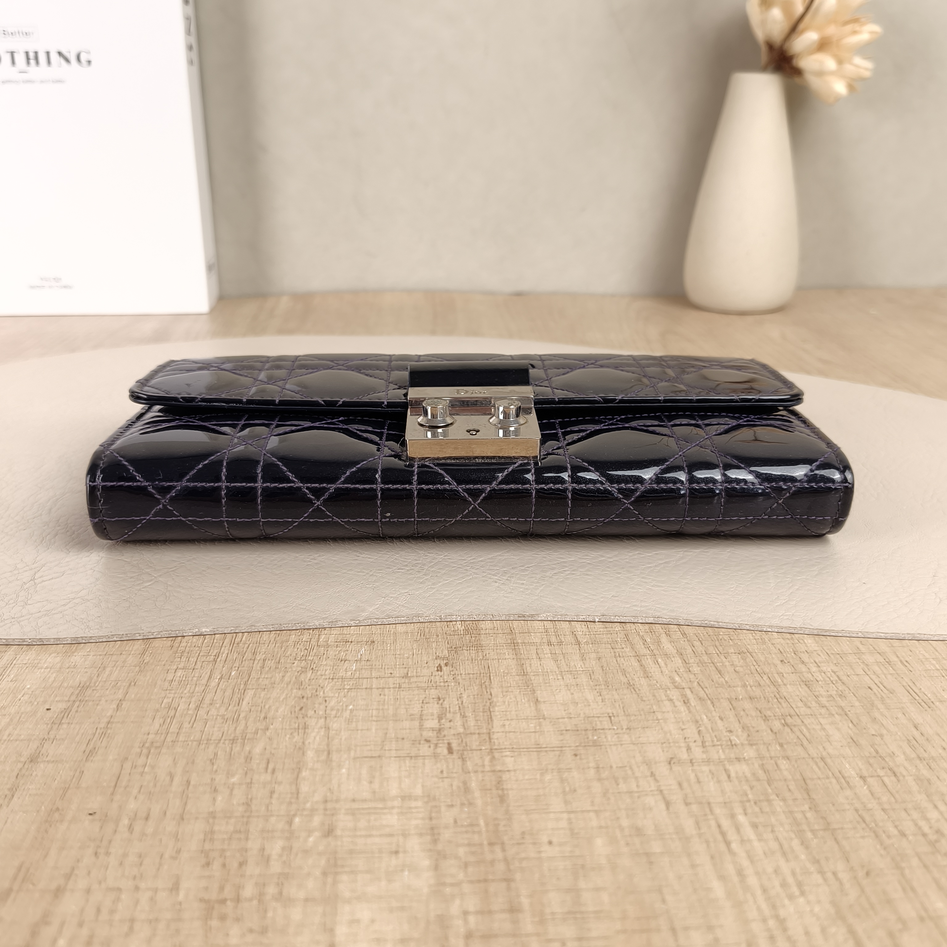 DIOR Shoulder Bag Miss Crossbody Bag Black Patent Leather One Size21 × 2.5 × 11.5 cm — cover view 5 of 5