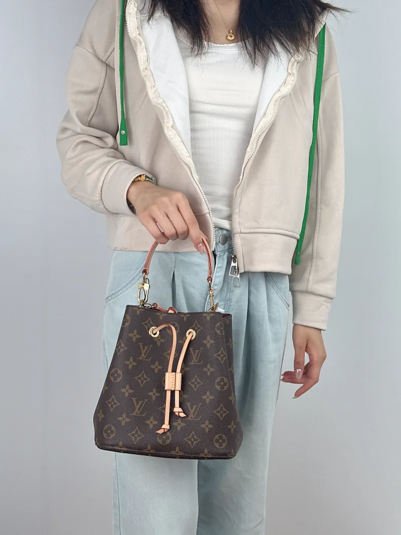 Louis Vuitton Crossbody Bag NÉONOÉ Bucket Bag BB Monogram PVC BB 20 × 13 × 20 cm — on-model view 1 of 3