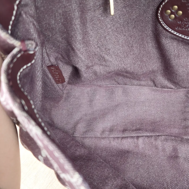 CELINE Top Handle Bag Top Handle Bag Red Canvas One Size45 × 10 × 24 cm — detail view 11 of 11