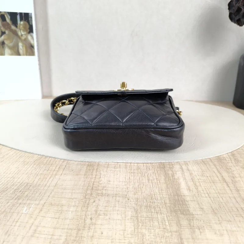 Chanel Belt Bag Belt Bag Black Calfskin One Size15 × 3 × 12 cm — cover view 4 of 6