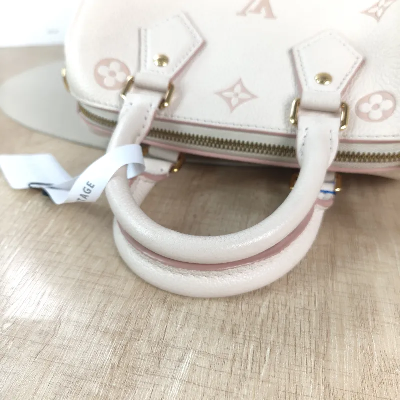 Louis Vuitton Crossbody Bag Speedy20 Beige · Pink Monogram Empreinte Embossed Calfskin Small 20.5 × 12 × 13.5 cm — detail view 6 of 10