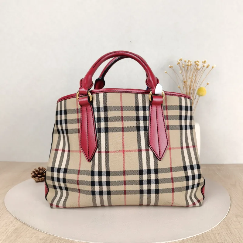 BURBERRY Shoulder Bag Top Handle Bag Canvas One Size 30 × 16 × 23 cm