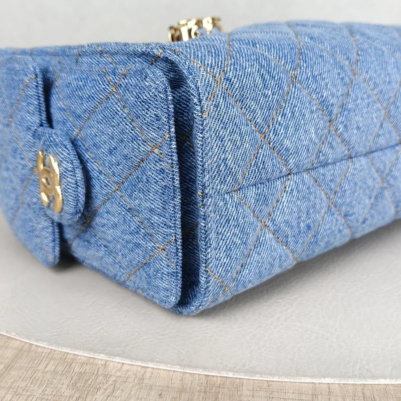 Chanel Crossbody Bag 25Bag Blue Mini 20 × 12.5 × 22 cm — detail view 8 of 12