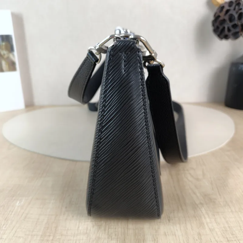 Louis Vuitton Crossbody Bag MARELLE Black Epi Embossed Calfskin Small 25 × 8 × 15 cm — detail view 1 of 10