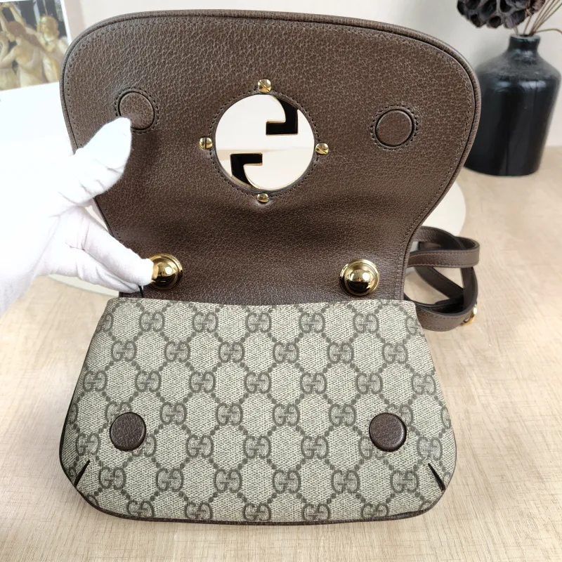 GUCCI Crossbody Bag Blondie Monogram PVC Small21 × 5 × 13 cm — detail view 7 of 14