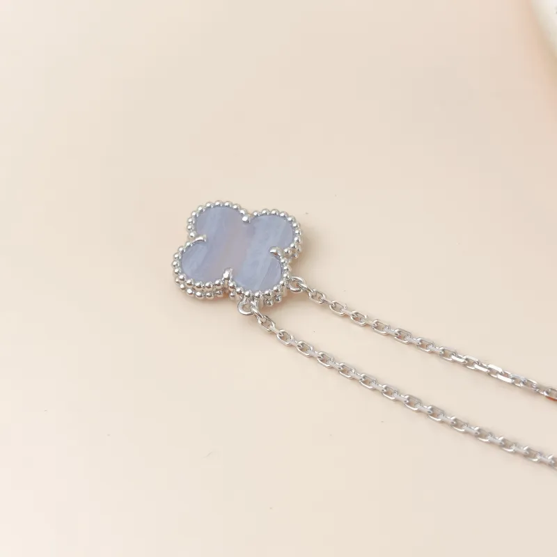 Van Cleef & Arpels Necklace Alhambra Alhambra Collection Necklace 18KW hite Gold Vintage Small 42cm โ cover view 10 of 11