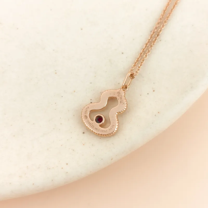 Qeelin Necklace Wulu Collection Necklace Rose Gold Diamond18KR ose Gold One Size 40cm — cover view 5 of 7