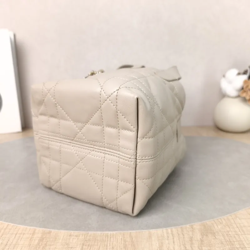 DIOR Top Handle Bag TOUJOURS Edition Beige Calfskinmini13 × 12 × 15 cm — detail view 10 of 10