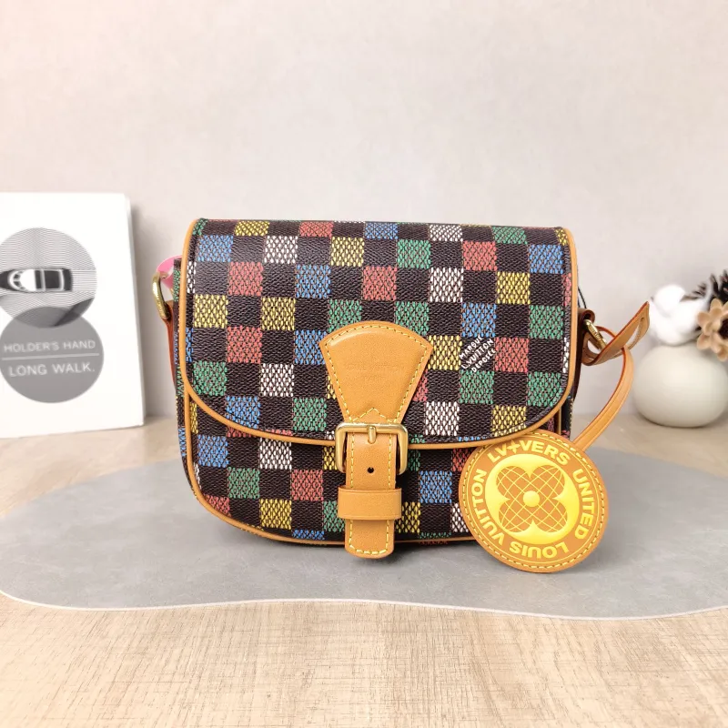 Louis Vuitton Crossbody Bag MONTSOURIS Messenger Bag Brown PVC Small 20 × 7 × 17 cm