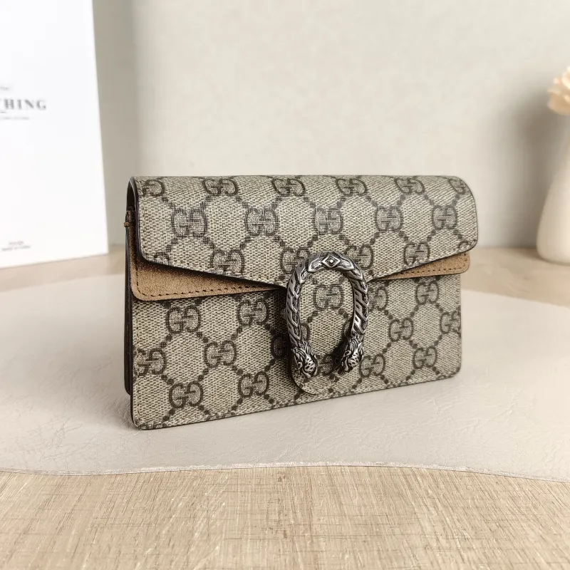 GUCCI Shoulder Bag Dionysus Monogram PVC Mini 16.5 × 4 × 10 cm — cover view 4 of 5