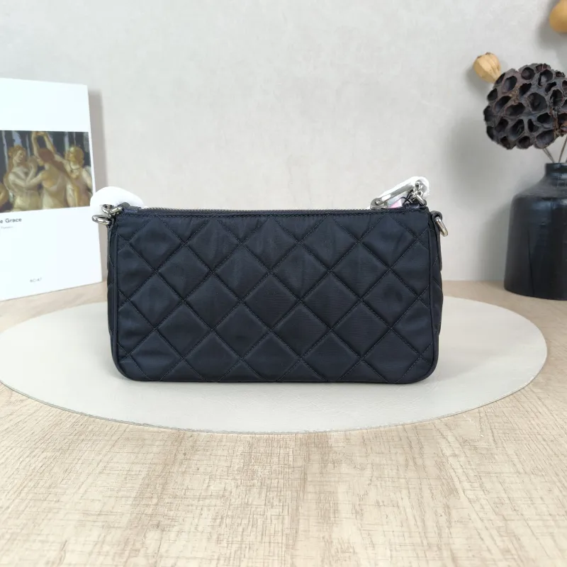 PRADA Crossbody Bag Crossbody Bag Black Nylon One Size23 × 6 × 13 cm — cover view 5 of 5
