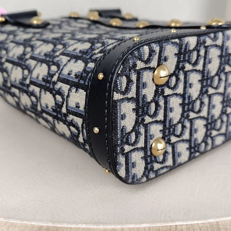 DIOR Shoulder Bag Signature avenue Bucket Blue Canvas One Size 22 × 9 × 22.5 cm — detail view 5 of 11