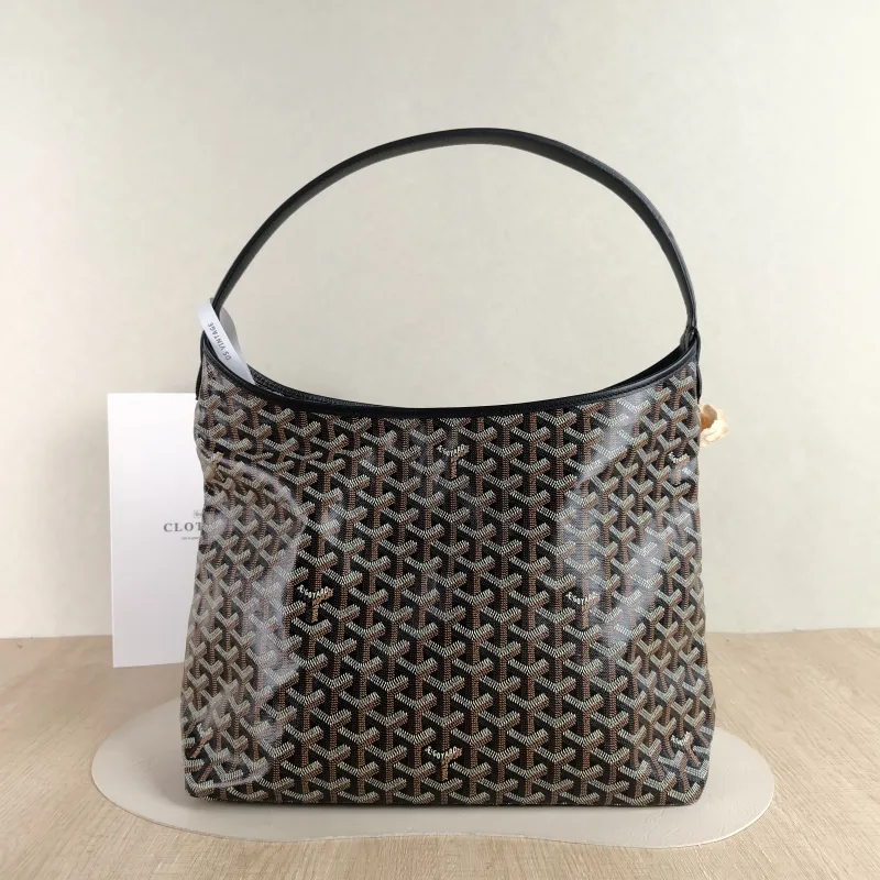 GOYARD Shoulder Bag Boheme Hobo Black ine Canvas Small 43 × 14 × 27 cm — cover view 2 of 5