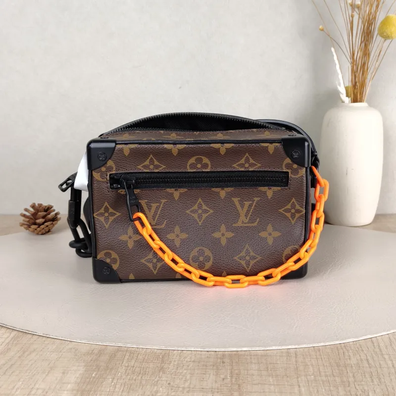 Louis Vuitton Crossbody Bag SOFT TRUNK Box Monogram PV Cmini18.5 × 8 × 13 cm